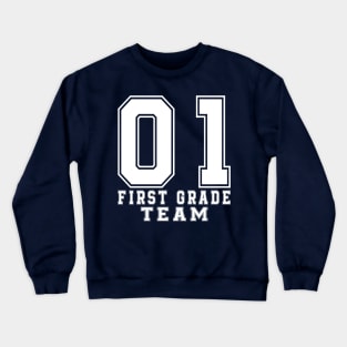 first grad team Crewneck Sweatshirt